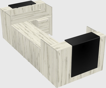 Reception desk u-shape
