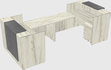 Reception desk u-shape