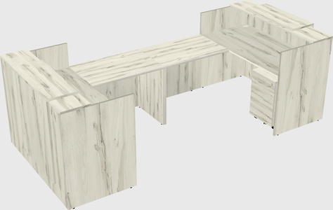 Reception desk u-shape