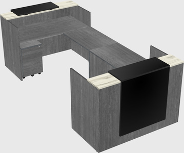 Reception desk u-shape