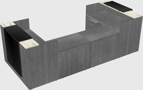 Reception desk u-shape