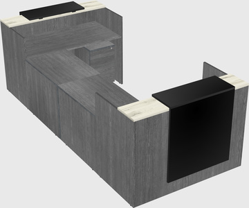 Reception desk u-shape