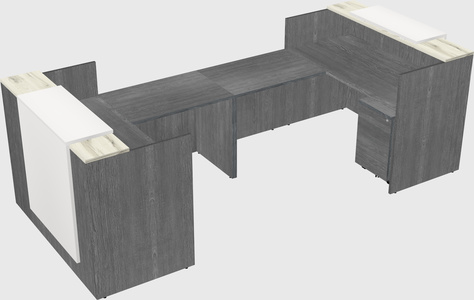 Reception desk u-shape