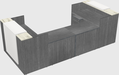 Reception desk u-shape