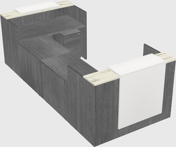 Reception desk u-shape