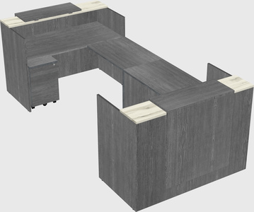 Reception desk u-shape