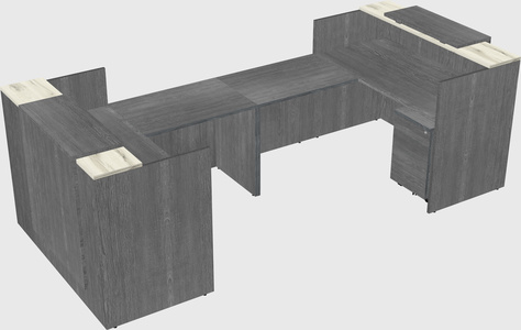 Reception desk u-shape