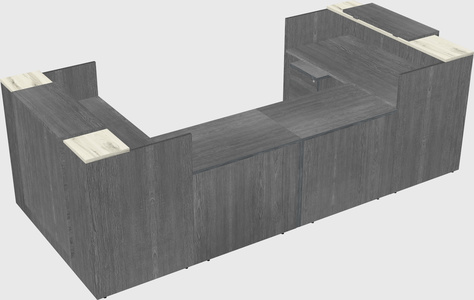 Reception desk u-shape