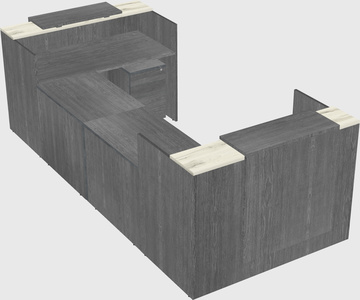 Reception desk u-shape