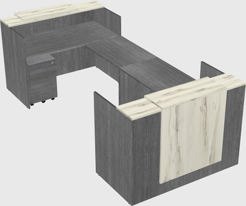 Reception desk u-shape