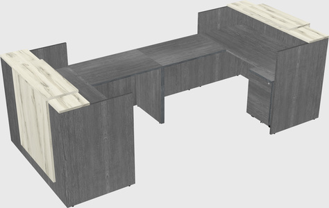 Reception desk u-shape