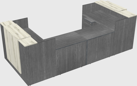 Reception desk u-shape