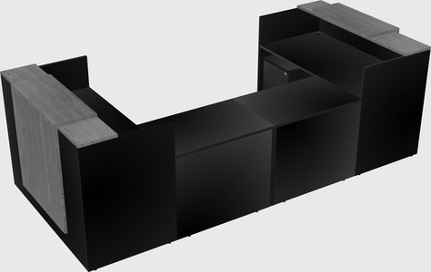 Reception desk u-shape