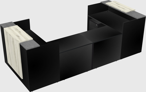 Reception desk u-shape