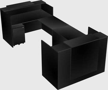 Reception desk u-shape