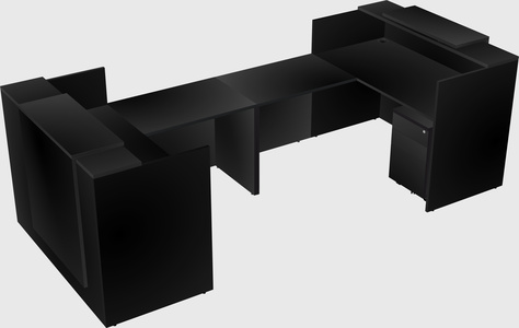Reception desk u-shape