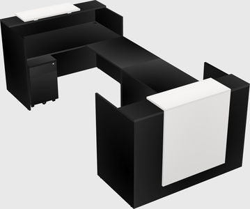 Reception desk u-shape