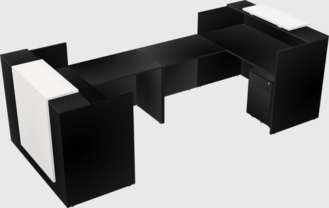 Reception desk u-shape