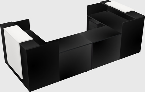Reception desk u-shape