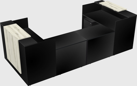 Reception desk u-shape