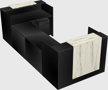 Reception desk u-shape