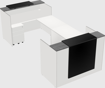 Reception desk u-shape