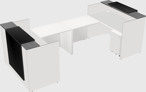 Reception desk u-shape