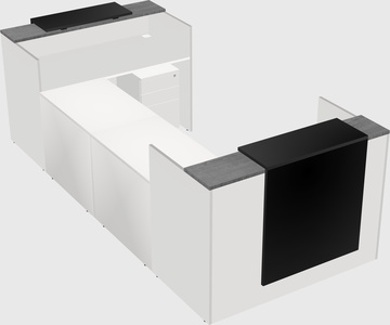 Reception desk u-shape