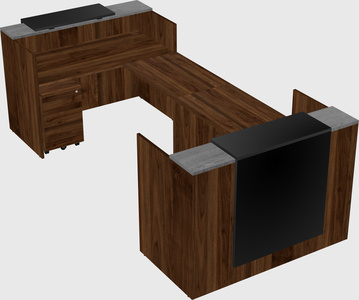 Reception desk u-shape