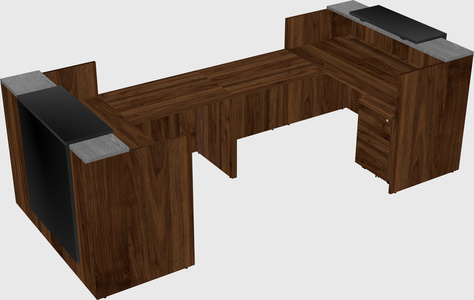 Reception desk u-shape