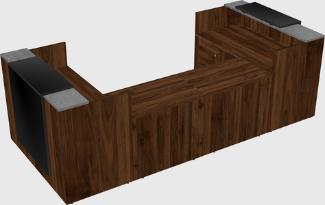 Reception desk u-shape