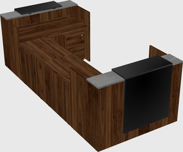 Reception desk u-shape