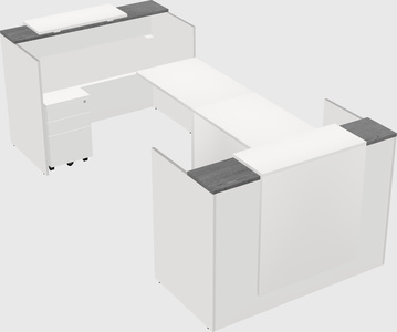 Reception desk u-shape