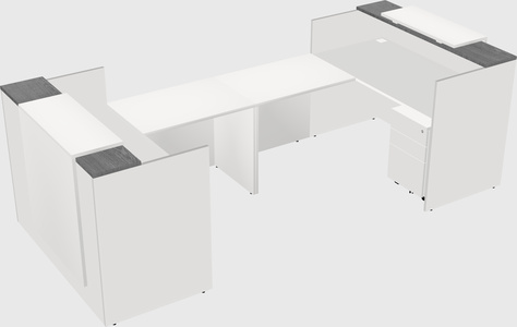 Reception desk u-shape