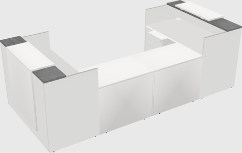 Reception desk u-shape