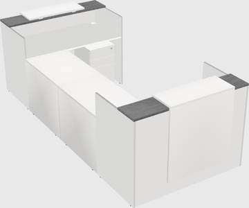 Reception desk u-shape