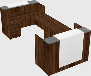 Reception desk u-shape
