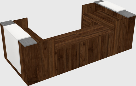 Reception desk u-shape