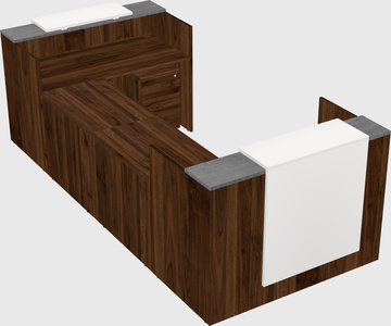 Reception desk u-shape