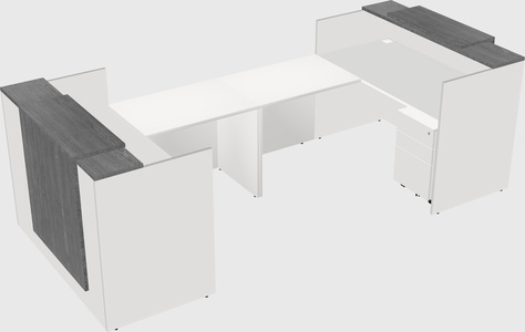 Reception desk u-shape