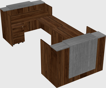 Reception desk u-shape