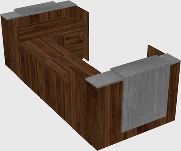 Reception desk u-shape