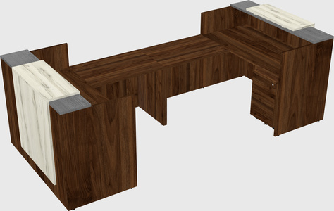 Reception desk u-shape