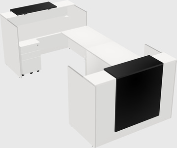 Reception desk u-shape