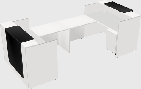 Reception desk u-shape
