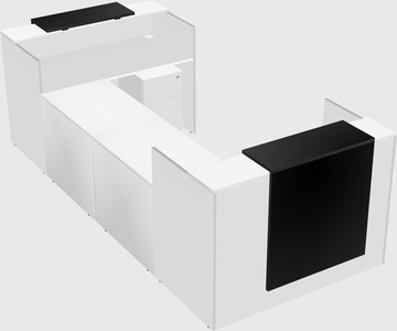 Reception desk u-shape