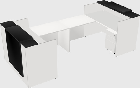 Reception desk u-shape