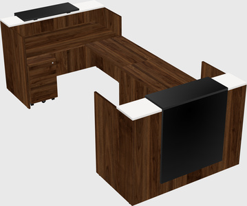 Reception desk u-shape