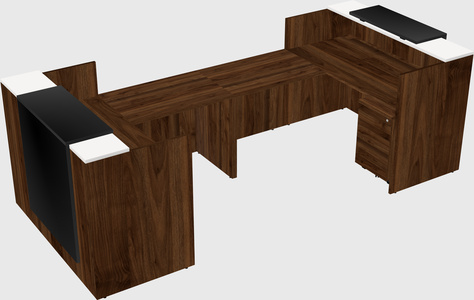 Reception desk u-shape