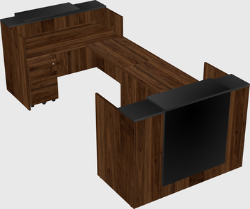 Reception desk u-shape